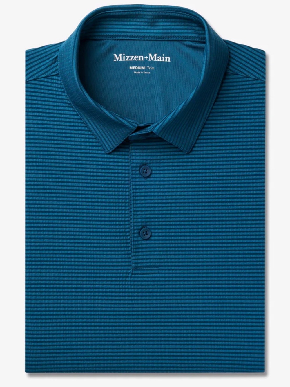 Mizzen Main Copa Short Sleeve Dark Teal Polo